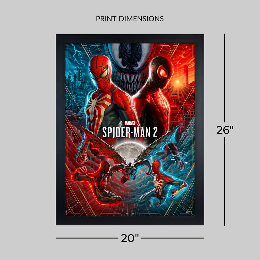 Marvel Marvel's Spider-Man 2: Greater Together Art Print  Exclusive Edition  View 2