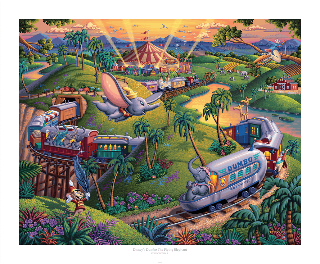 Disney Disney’s Dumbo The Flying Elephant Art Print  View 6