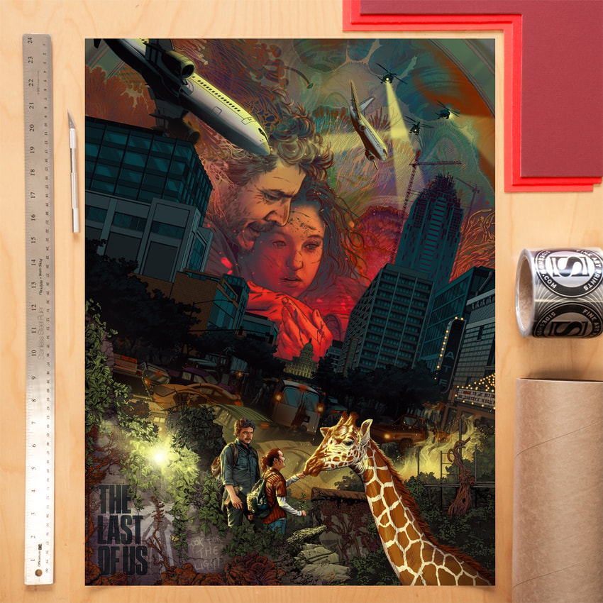 The Last of Us The Last of Us: It's Okay Baby Girl, I Got You (Variant) Art Print  Exclusive Edition  View 1