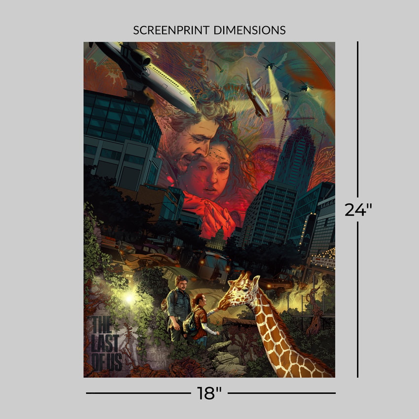 The Last of Us The Last of Us: It's Okay Baby Girl, I Got You (Variant) Art Print  Exclusive Edition  View 2