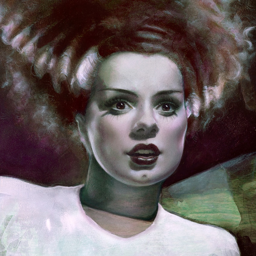 Universal Monsters The Bride of Frankenstein Art Print  Exclusive Edition  View 3