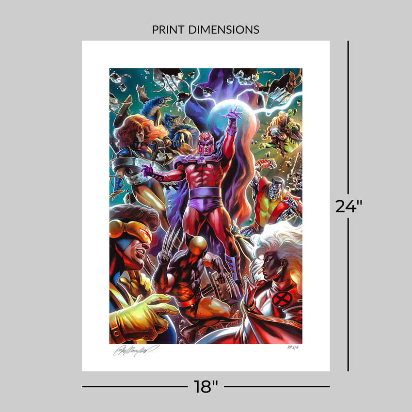 Marvel Magneto: Master of Magnetism Art Print  Exclusive Edition  View 2