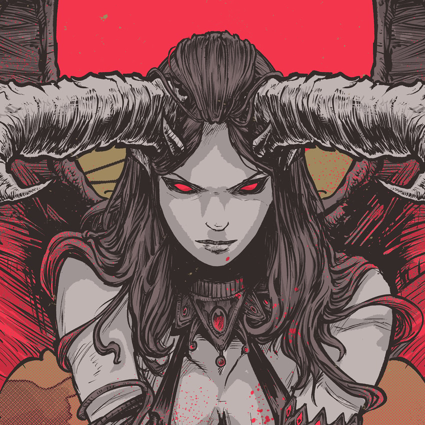 Sideshow Originals The Succubus Art Print  Exclusive Edition  View 1