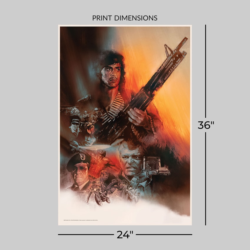 Rambo Rambo: First Blood (Lithograph) Art Print  View 2