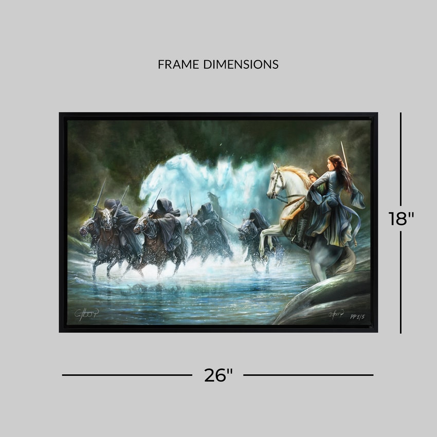 The Lord of the Rings The Lord of the Rings: Flight to the Ford Art Print  Exclusive Edition  View 2