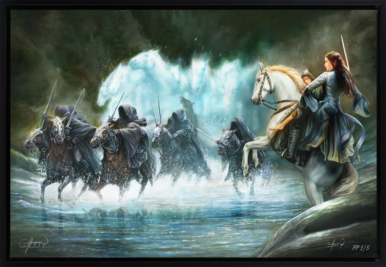 The Lord of the Rings The Lord of the Rings: Flight to the Ford Art Print  Exclusive Edition  View 5