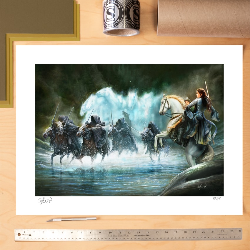 The Lord of the Rings The Lord of the Rings: Flight to the Ford Art Print  Exclusive Edition  View 1