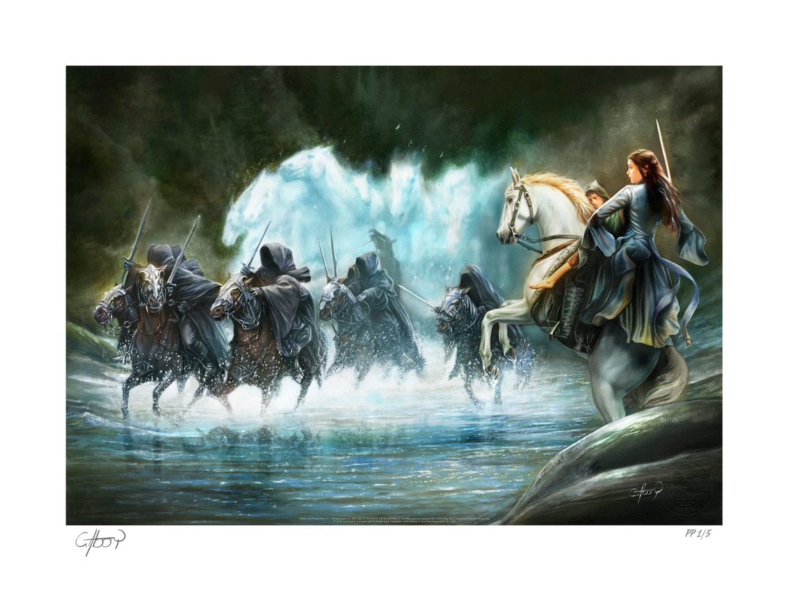 The Lord of the Rings The Lord of the Rings: Flight to the Ford Art Print  Exclusive Edition  View 5