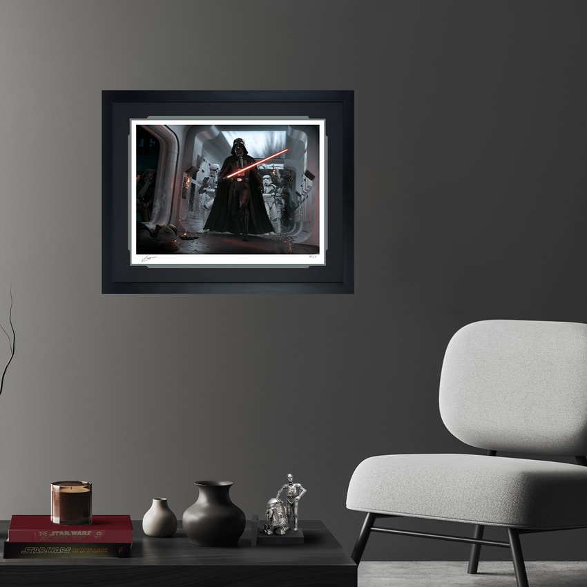 Star Wars Darth Vader™: Assault on Tantive IV Art Print  Exclusive Edition  View 1