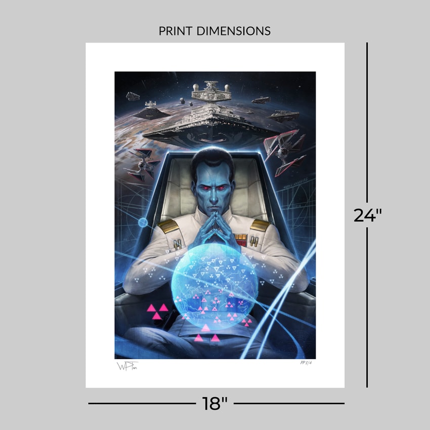 Star Wars Grand Admiral Thrawn™ Art Print  Exclusive Edition  View 2