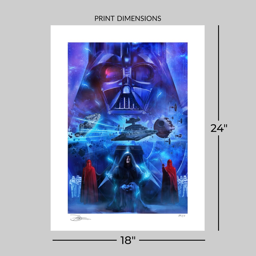 Star Wars™: Dark Forces of the Galactic Empire Fine Art Print by