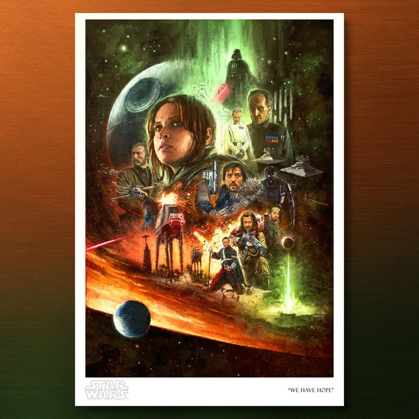 Star Wars We Have Hope Movie Poster  View 1