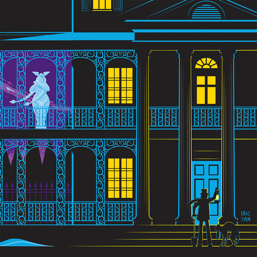 Disney Disneyland's Haunted Mansion Art Print  View 5