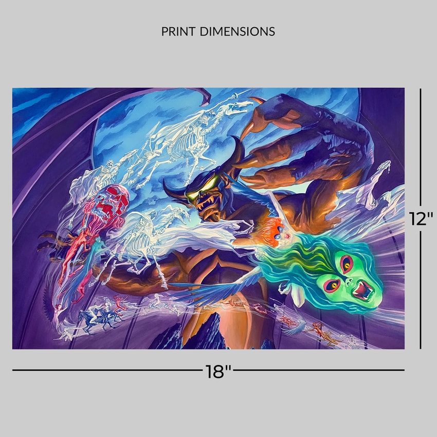 Disney Bald Mountain Art Print  View 2