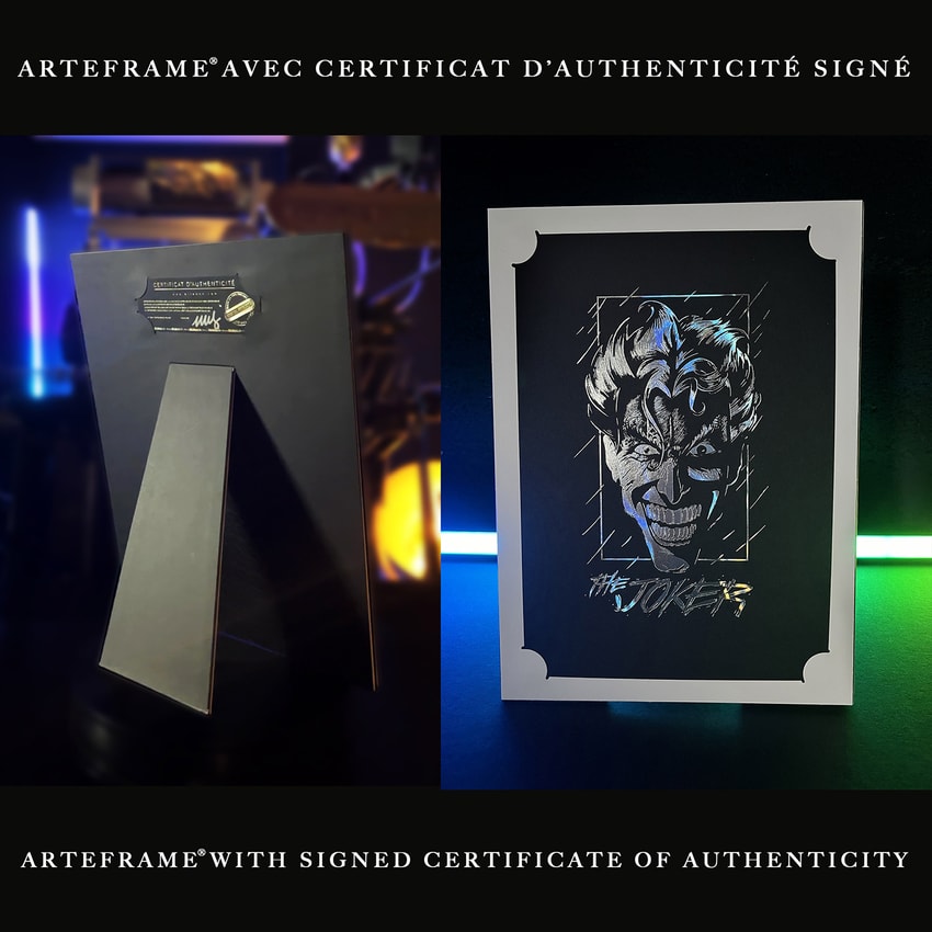 DC Comics The Joker (Holographic) Foil Letterpress Poster Art Print  View 3