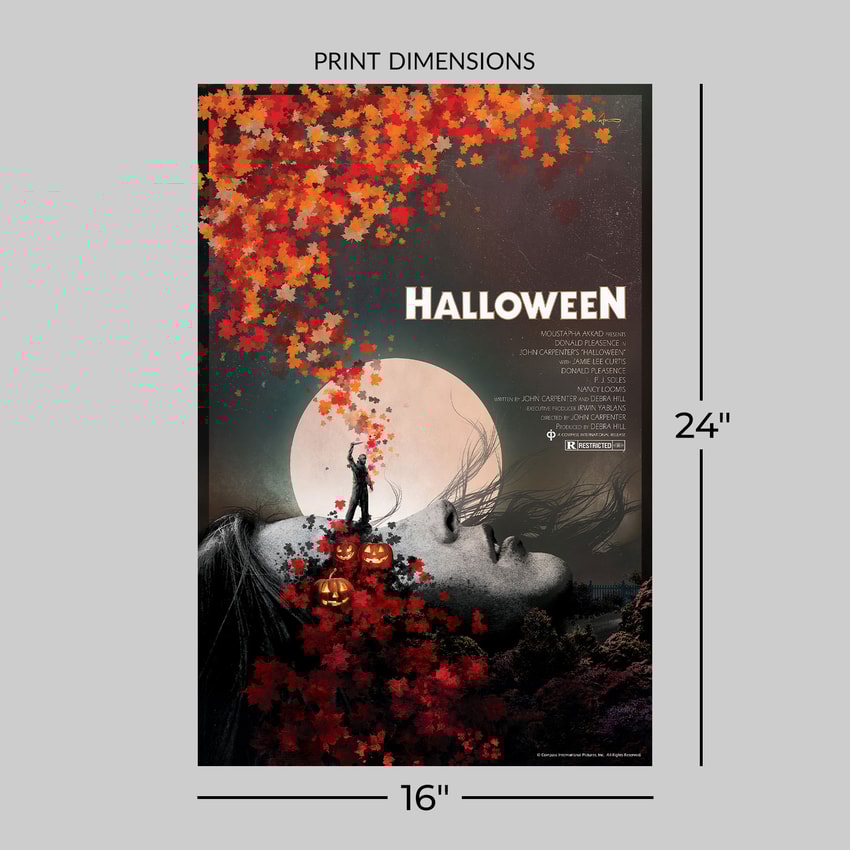 Halloween By Edgar Ascensão (Pearlescent) Movie Poster by Moor Art