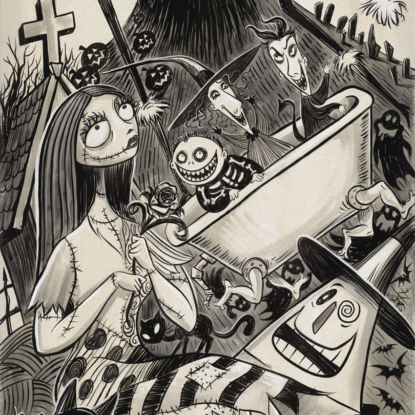 Twas the Nightmare Before Christmas Art Print by Disney Fine Art