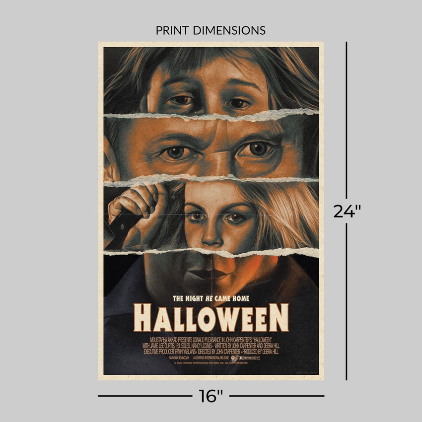 Halloween (By Albert Collado) Movie Poster by Moor-Art Gallery