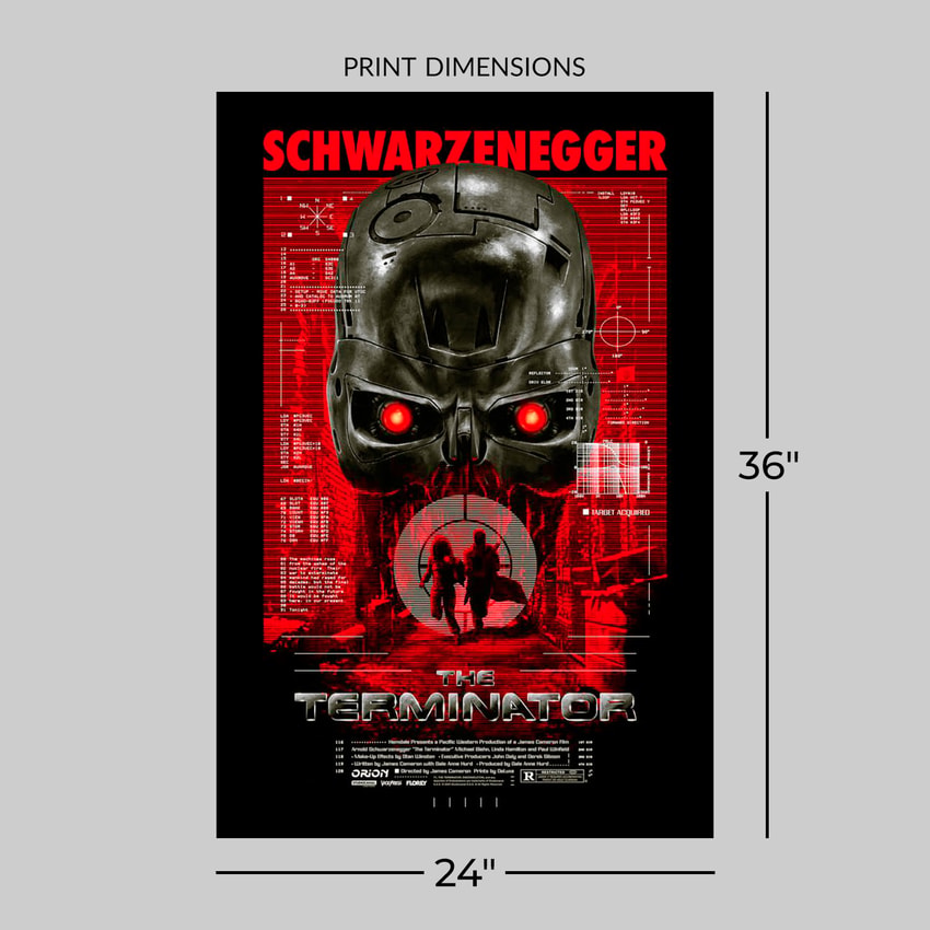 the terminator poster 1984