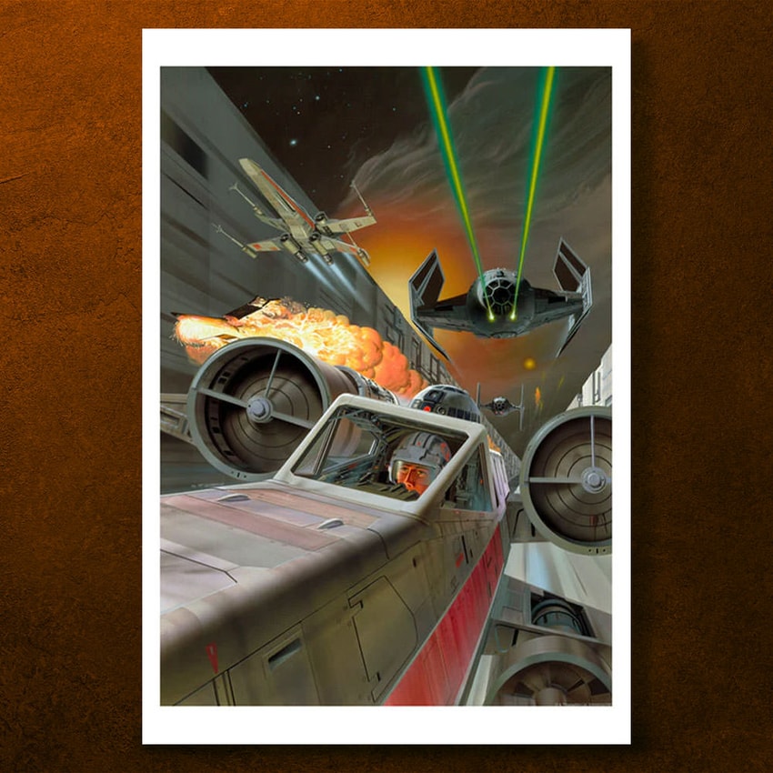 Luke in the Trench Art Print by ACME Archives | Sideshow Collectibles