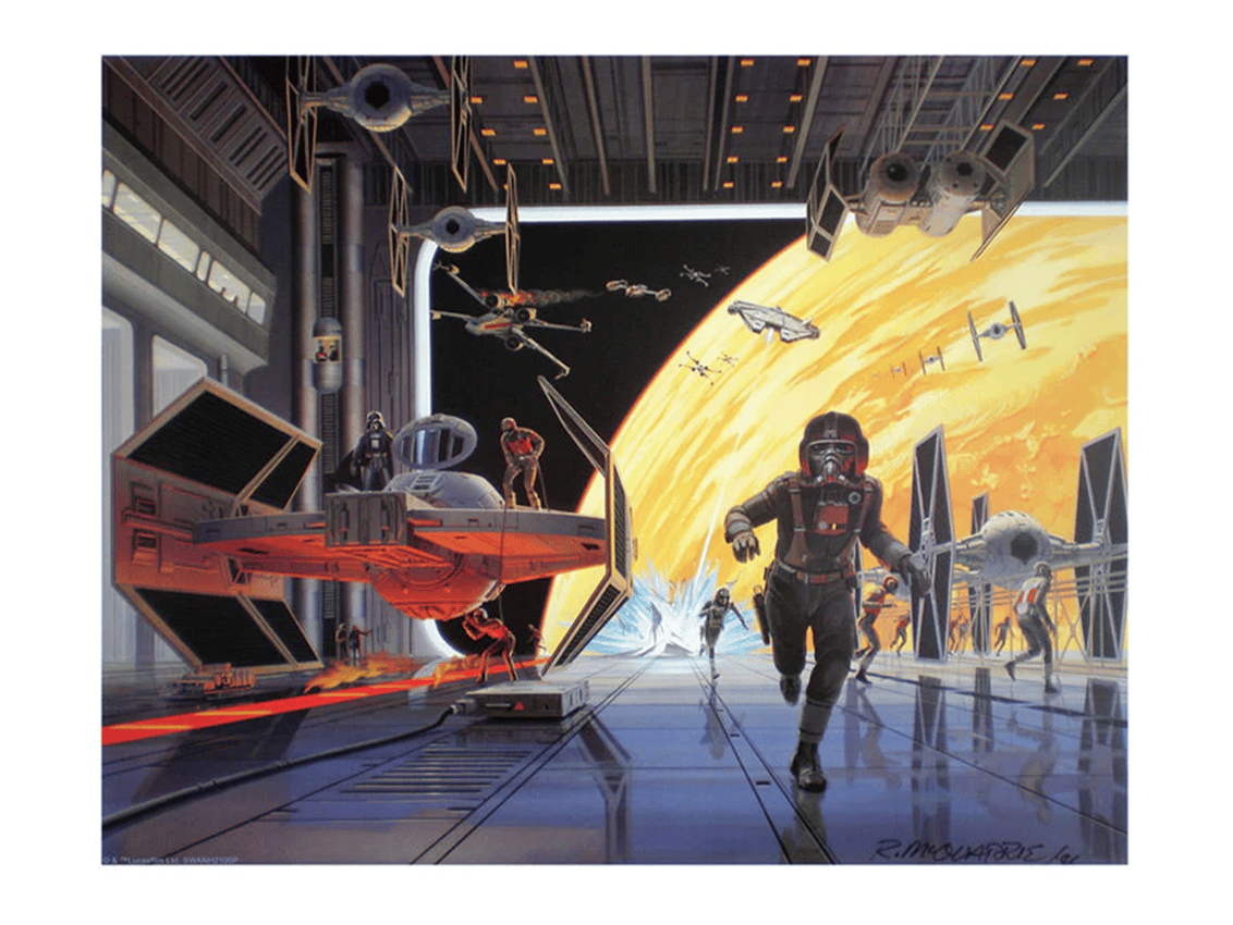 Star Wars TIE Defense Art Print  View 3