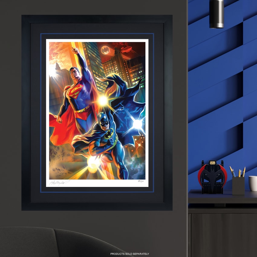 DC Comics Batman & Superman: World's Finest Art Print  Exclusive Edition  View 1