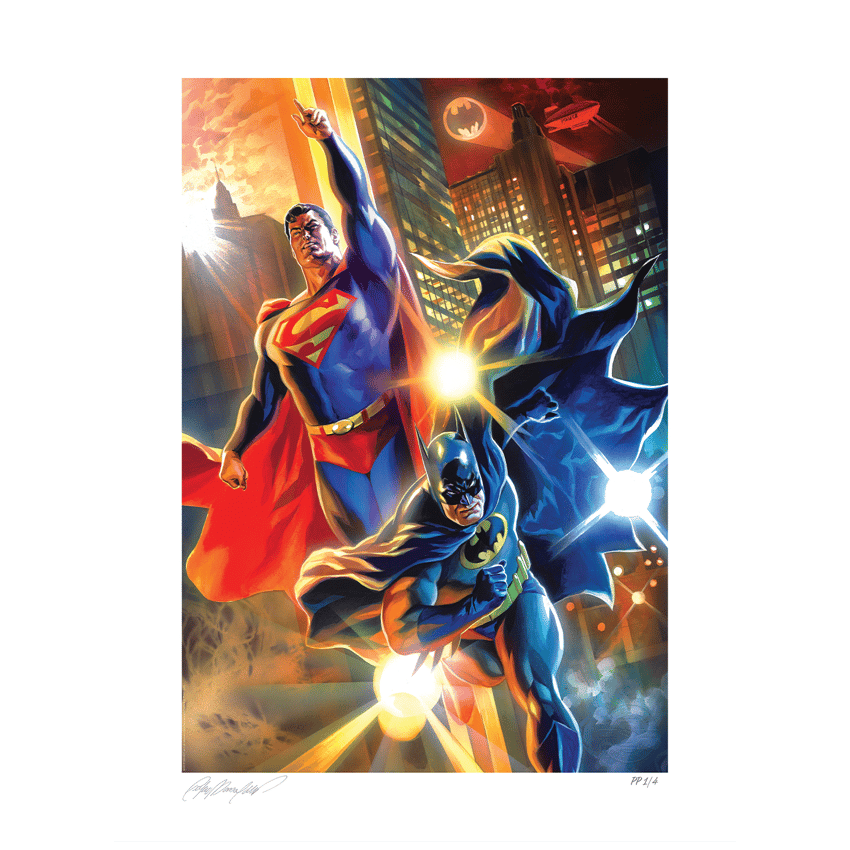 DC Comics Batman & Superman: World's Finest Art Print  Exclusive Edition  View 6