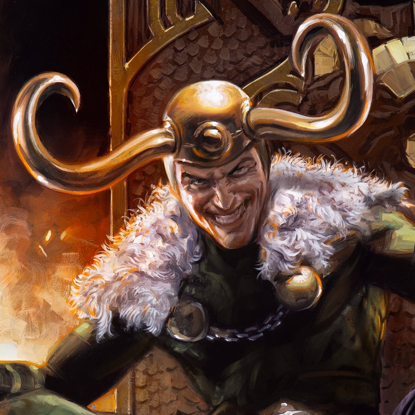 Loki Marvel Comic Art