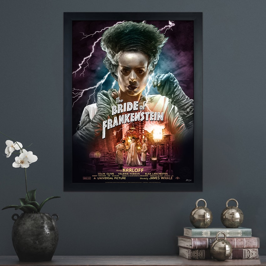 Universal Monsters Bride of Frankenstein (Color Variant) Movie Poster  View 1