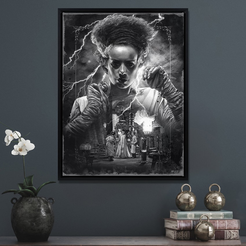 Universal Monsters Bride of Frankenstein (Silver Screen) Movie Poster  Exclusive Edition  View 1