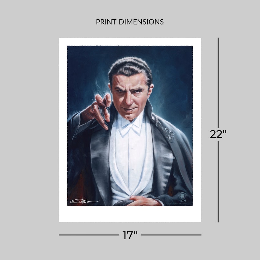 Universal Monsters Count Dracula Art Print  Exclusive Edition  View 2