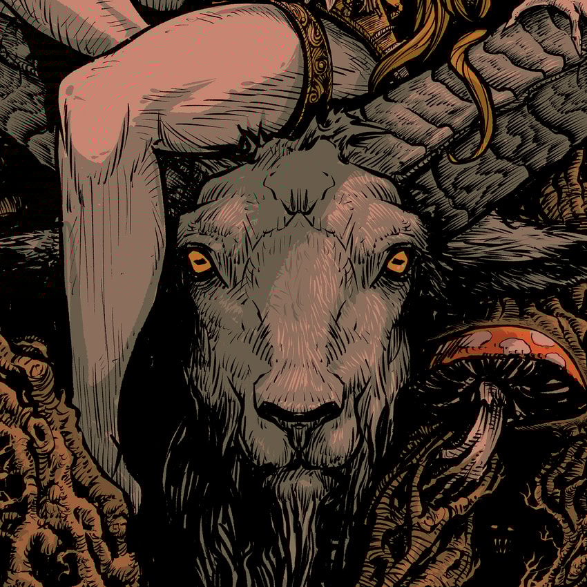 The Witch of the Woods Fine Art Print by Godmachine Sideshow - Main Image