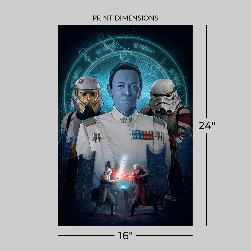 The Map to Grand Admiral Thrawn Art Print by ACME Archives