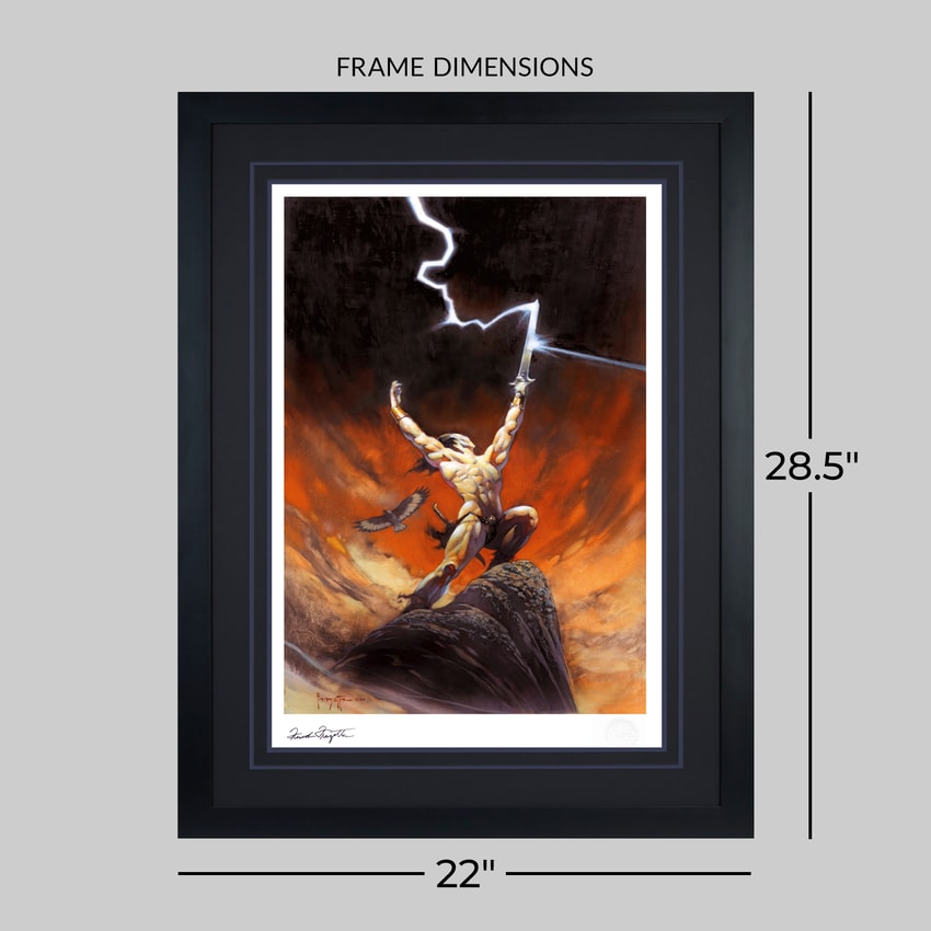 The Tempest Fine Art Print by Frank Frazetta | Sideshow Collectibles