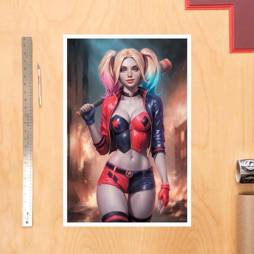 DC Comics Harley Quinn™ Art Print  Exclusive Edition  View 1