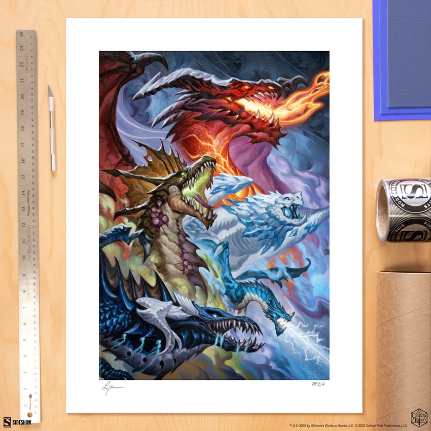 Critical Role Vox Machina: The Chroma Conclave Art Print  Exclusive Edition  View 1