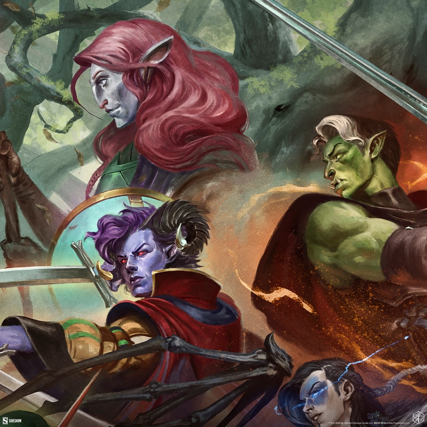 Critical Role Critical Role: Mighty Nein Art Print  Exclusive Edition  View 3