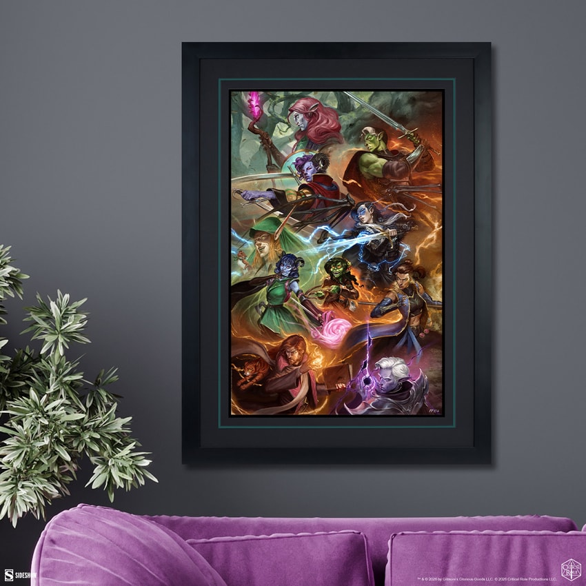 Critical Role Critical Role: Mighty Nein Art Print  Exclusive Edition  View 1