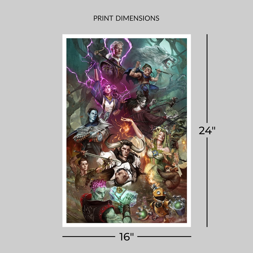 Critical Role Critical Role: Bells Hells Art Print  Exclusive Edition  View 2