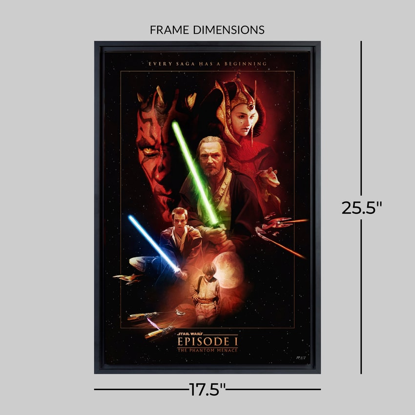 Star Wars Episode I: The Phantom Menace Movie Poster  Exclusive Edition  View 2