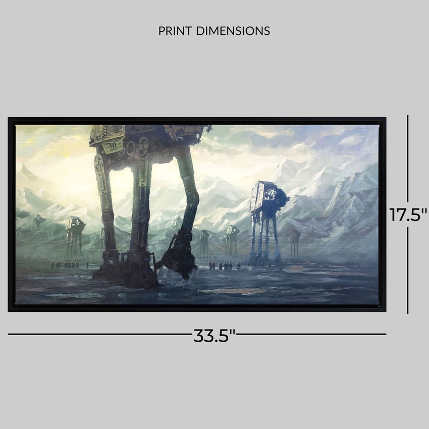 Star Wars Dawn at Hoth Art Print  View 2