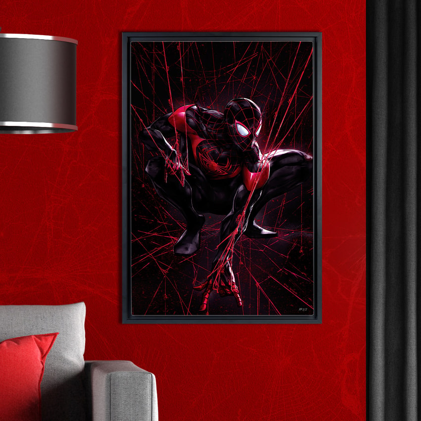 Marvel Spider-Man Miles Morales Art Print  Exclusive Edition  View 1