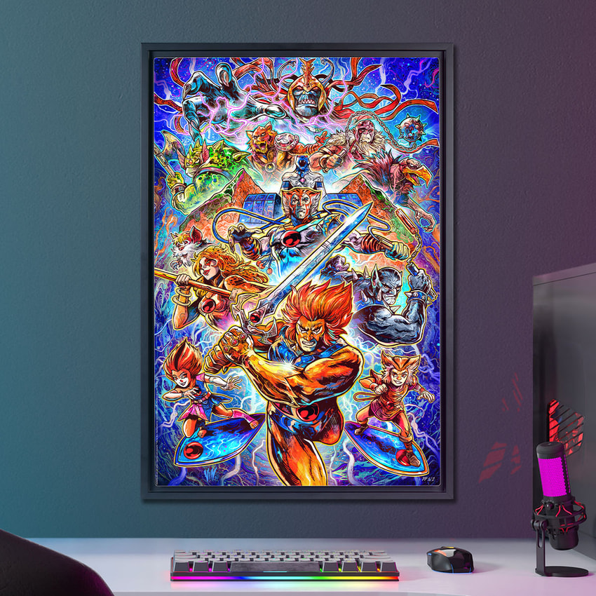 ThunderCats Let’s Go ThunderCats! Art Print  Exclusive Edition  View 1