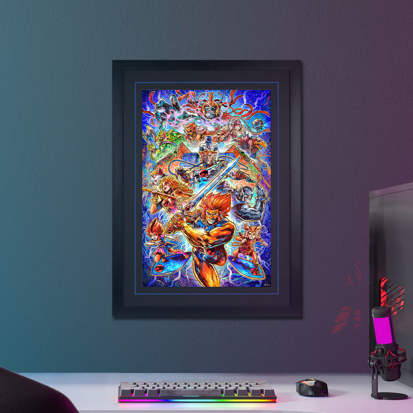 ThunderCats Let’s Go ThunderCats! Art Print  Exclusive Edition  View 1