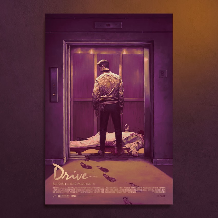 Drive Drive (Gold Metallic Variant) Movie Poster  View 3