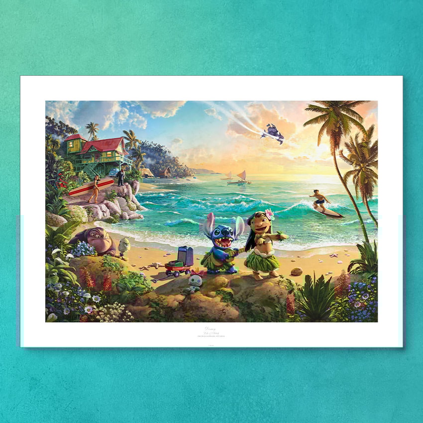 Lilo & Stitch Art Print by Art Brand Studios | Sideshow Collectibles