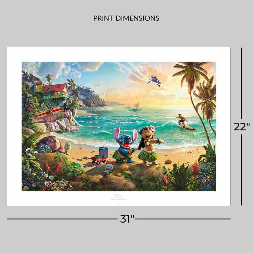 Lilo & Stitch Art Print by Art Brand Studios | Sideshow Collectibles