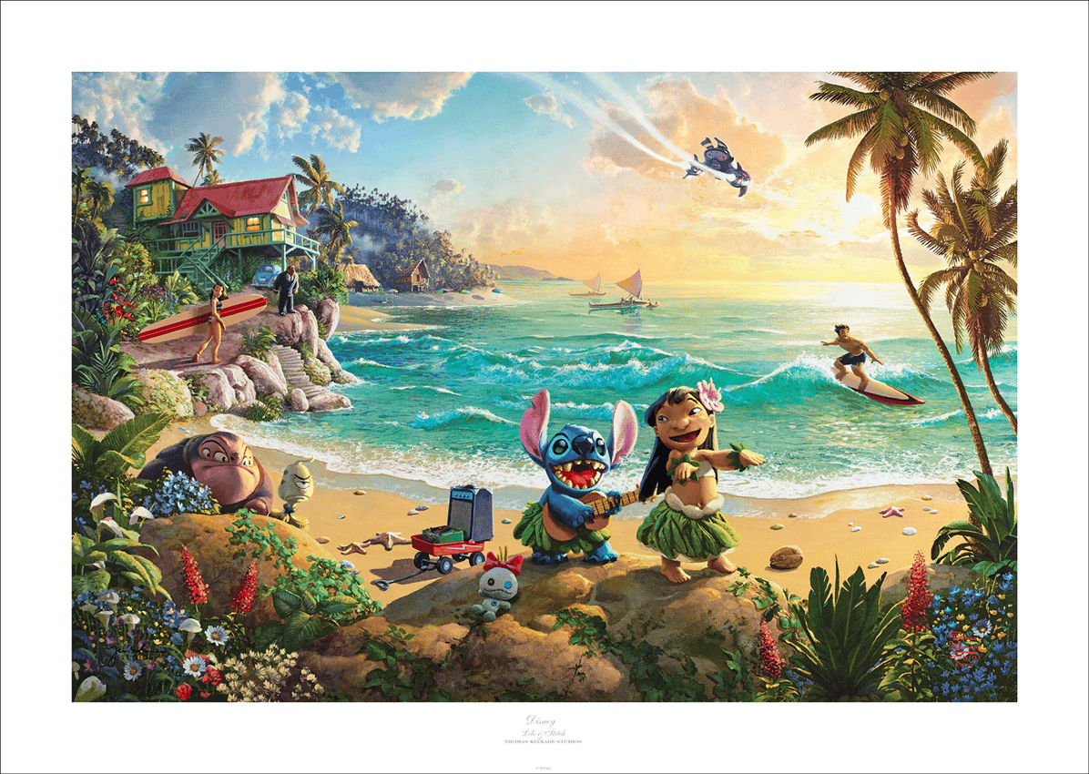 Lilo & Stitch Art Print by Art Brand Studios | Sideshow Collectibles