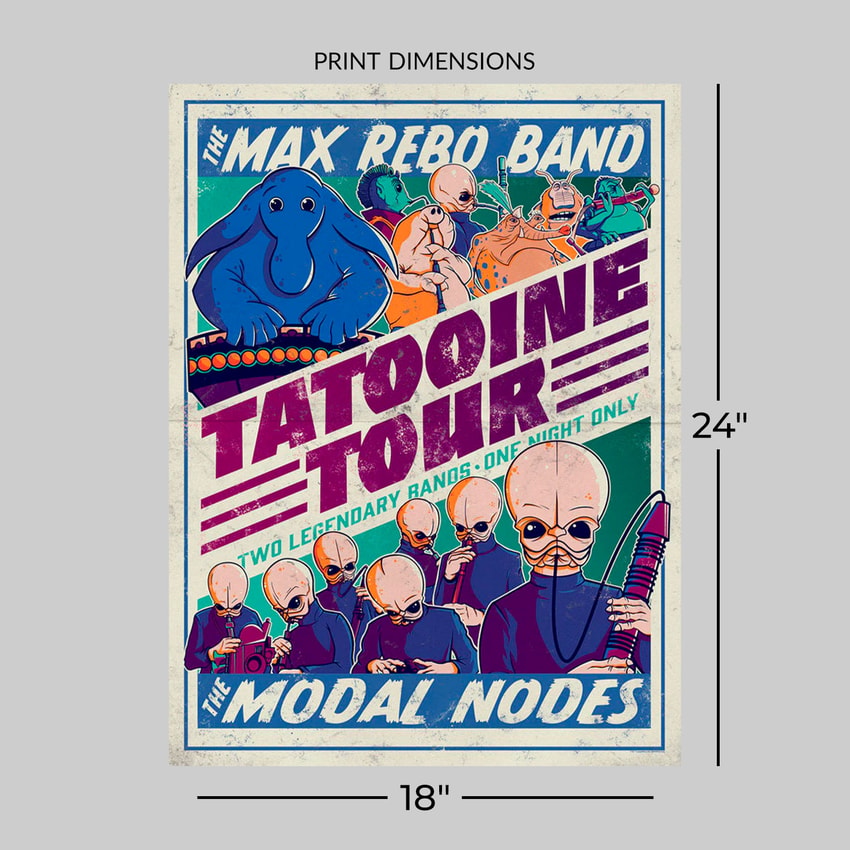 Tatooine Tour Art Print by ACME Archives | Sideshow Collectibles