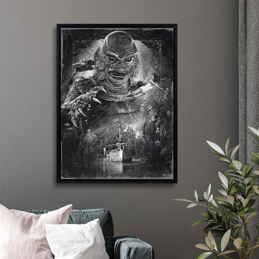Universal Monsters Creature From the Black Lagoon (Silver Screen) Movie Poster  Exclusive Edition  View 1